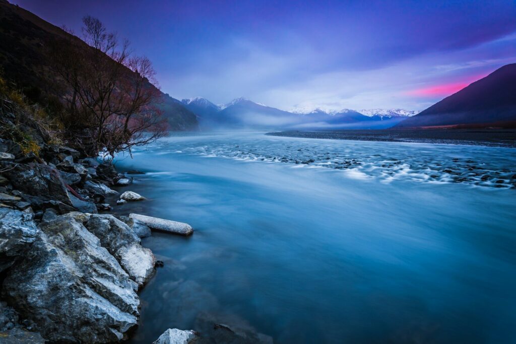 Graduated neutral density filter in a stunning landscape image.